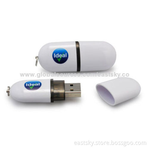 Promotional Pen Drive ESU-U30 with Plug-and-play Function, Data Content and Logo Printing, OEMNew